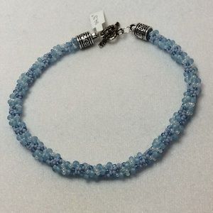 FINAL SALE PRICE OOAK Lia Rosa Designs Blue Choker
